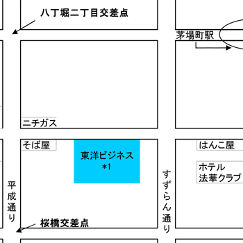 東京オフィスMAP